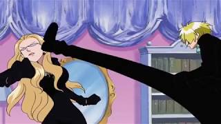 One piece VF HD Sanji ne peut pas frapper une femme [upl. by Newhall]