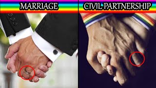 Civil Partnership vs Marriage  Whats The Difference [upl. by Ahsieket]