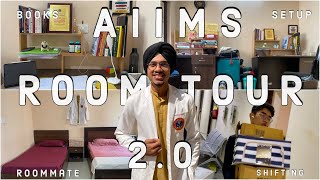 AIIMS Room Tour  AIIMS Hostel Room  Room Shifting  AIIMS Gorakhpur  Harjas Singh [upl. by Pravit639]