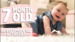 HOW TO PLAY WITH YOUR 7 MONTH OLD BABY  DEVELOPMENTAL MILESTONES  ACTIVITIES FOR BABIES  CWTC [upl. by Ysnil138]