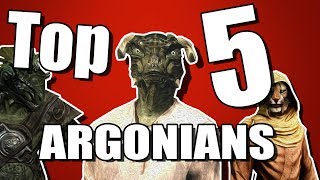 Top 5 Argonians in Skyrim [upl. by Elizabeth]