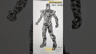 IRONMAN3 MK41 ironman mk41 art 그림 funny drawing sketch illustration cartoon bones 본즈 [upl. by Thatcher]