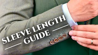 Correct Sleeve Length For Dress Shirts Jackets amp Suits  8 Mistakes To Avoid [upl. by Einwahr]