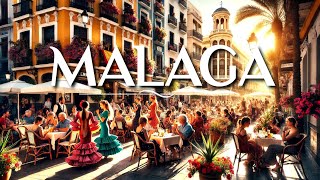 MALAGA 🇪🇸 Spain  Amazing Costa del Sol🌞  Beautiful City in Andalusia  4K Video [upl. by Efren]