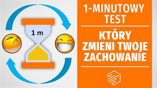 1minutowy test który zmieni Twoje zachowanie udowodniona naukowomanipulacja [upl. by Atsillak]