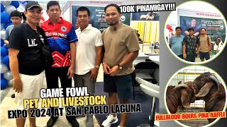 GAME FOWL PETS AND LIVESTOCK EXPO 2024 AT PCCI SAN PABLO LAGUNA [upl. by Westmoreland]