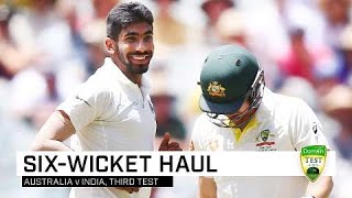 Brilliant Bumrah skittles Australia [upl. by Ernestine]