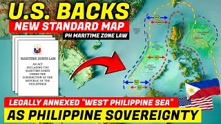 US Backs PH NEW Standard MAP Law Annexed West PH Sea as Part of Philippine Sovereignty [upl. by Lang]