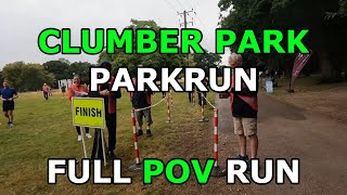 Clumber Park Parkrun FULL POV RUN 24082024 [upl. by Nysila]