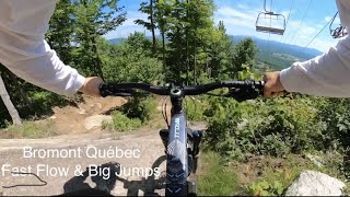 Bromont Mountain Biking  Quebec Canada  Fast Flow amp Big Jumps [upl. by Chadabe]