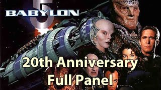 Babylon 5 20th full cast Reunion HD pt1 Phoenix Comicon Panel [upl. by Yelloh]