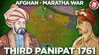 Battle of Panipat 1761  DurraniMaratha War DOCUMENTARY [upl. by Ekram]