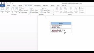 How to draw class diagram using Microsoft word [upl. by Carrol173]