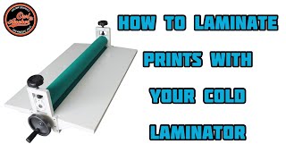 How to laminate prints with your cold laminator￼ [upl. by Huff720]