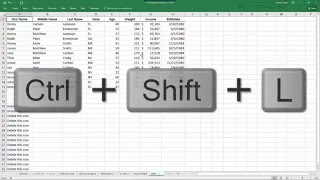 Best Keyboard Shortcuts Ctrl Key in Excel [upl. by Lise]