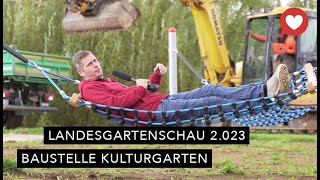 Vorschau auf die Landesgartenschau 2023 in Fulda Rundgang im Kulturgarten  2022  Wir lieben Fulda [upl. by Mannuela]