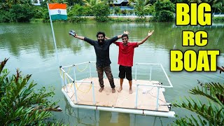 BIGGEST RC BOAT IN THE WORLD  M4 TECH [upl. by Erlond]