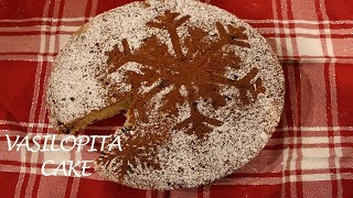 VASILOPITA CAKE New Years Cake No Yeast [upl. by Hayyifas725]