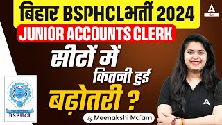 BSPHCL VACANCY 2024 JUNIOR ACCOUNTS CLERK  BSPHCL VACANCY INCREASE [upl. by Sterner]