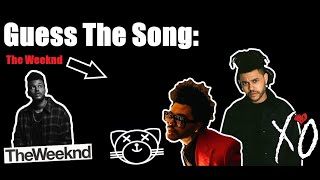 Guess The Song Challenge The Weeknd [upl. by Emsmus]