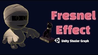 FRESNEL SHADER using Unity Shader Graph Cat Statue  Mummy [upl. by Ruphina]