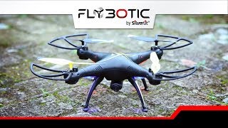 FLYBOTIC SPYRACER  DRONE TELECOMMANDE PAR SILVERLIT  DEMO JOUET [upl. by Timon978]