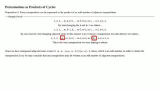 Transpositions and Adjacent Transpositions  Linear Algebra Ch0 Part11 [upl. by Aniweta942]