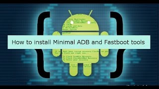 How To Install Minimal ADB and Fastboot on Pc  Easiest way [upl. by Irvine]