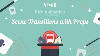 Scene Transitions with Props in Vyond [upl. by Candide72]