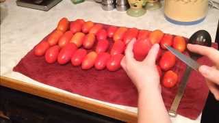 How to Blanch and Peel Roma Tomatoes [upl. by Elahcim]