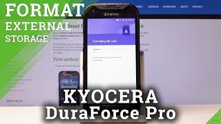 How to Format SD Card in KYOCERA DuraForce Pro  Format Memory Card [upl. by Royd708]