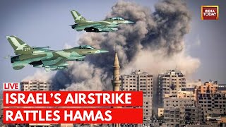 Israel Hamas War LIVE Update Gaza Strip Lies In Ruins As Israeli Military Makes Massive Airstrike [upl. by Legim]