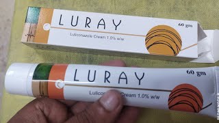 Luray Cream 60 gm Luliconazole cream 1 ww uses in hindi  Best Fungal Skin infection cream [upl. by Skoorb]