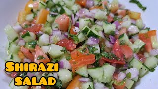 Shirazi Salad  Salad Recipe  Roslene Vlogs salad healthy healthyfood youtube [upl. by Yoong99]