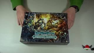 Infinity Operation IceStorm Unboxing  PanOceania vs Nomads Battle Pack [upl. by Uno]