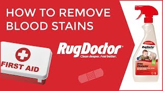 How to Remove Blood Stains from Carpets  Rug Doctor [upl. by Cleo334]