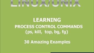 Linux Basic Process Control Command [upl. by Raynold]