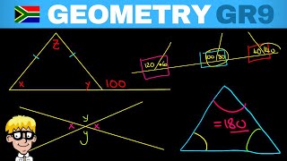 Gr 9 Geometry Lines and Triangles [upl. by Yr528]