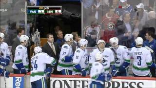 Rick Rypien Attacks Minnesota Wild Fan And Cheap Shots a Player [upl. by Zoldi220]