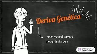 Deriva genética em 1 minuto [upl. by Nnylakcaj]