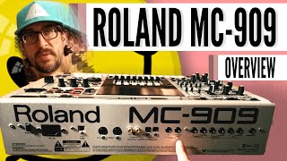 Roland MC909 Groovebox  Overview [upl. by Knowlton]