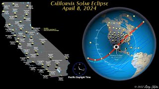 California Solar Eclipse  April 8 2024 [upl. by Bettine80]