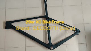 XC Bike Frame Ceccotti [upl. by Seditsira990]