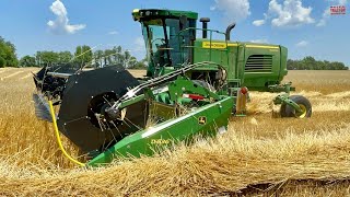 New JOHN DEERE W200M Windrower [upl. by Niamrej]