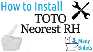 How to install TOTO Neorest RH MS988CUMFG Full Installation Process [upl. by Leynwad13]