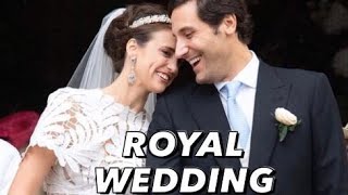 Royal Wedding Prince Napoleon and Countess Olympia Arco  Oct 19 2019 [upl. by Ainer628]