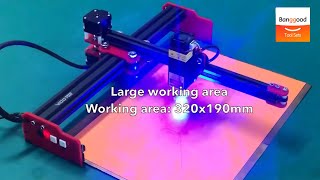 New VIGOTEC VGL7X 20W CNC Router Desktop Automatic DIY Laser Engraver  Banggood Tool Sets [upl. by Ancel]