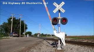 Railroad Crossings of the NS Memphis District East End Part 2 Decatur AL to Fackler AL [upl. by Idolem]