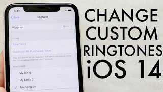 How To Set Custom Song As Ringtone On iOS 14 [upl. by Eveneg]