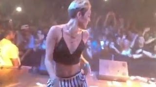 MILEY CYRUS TWERK VIDEO WITH JUICY J [upl. by Arikaahs597]